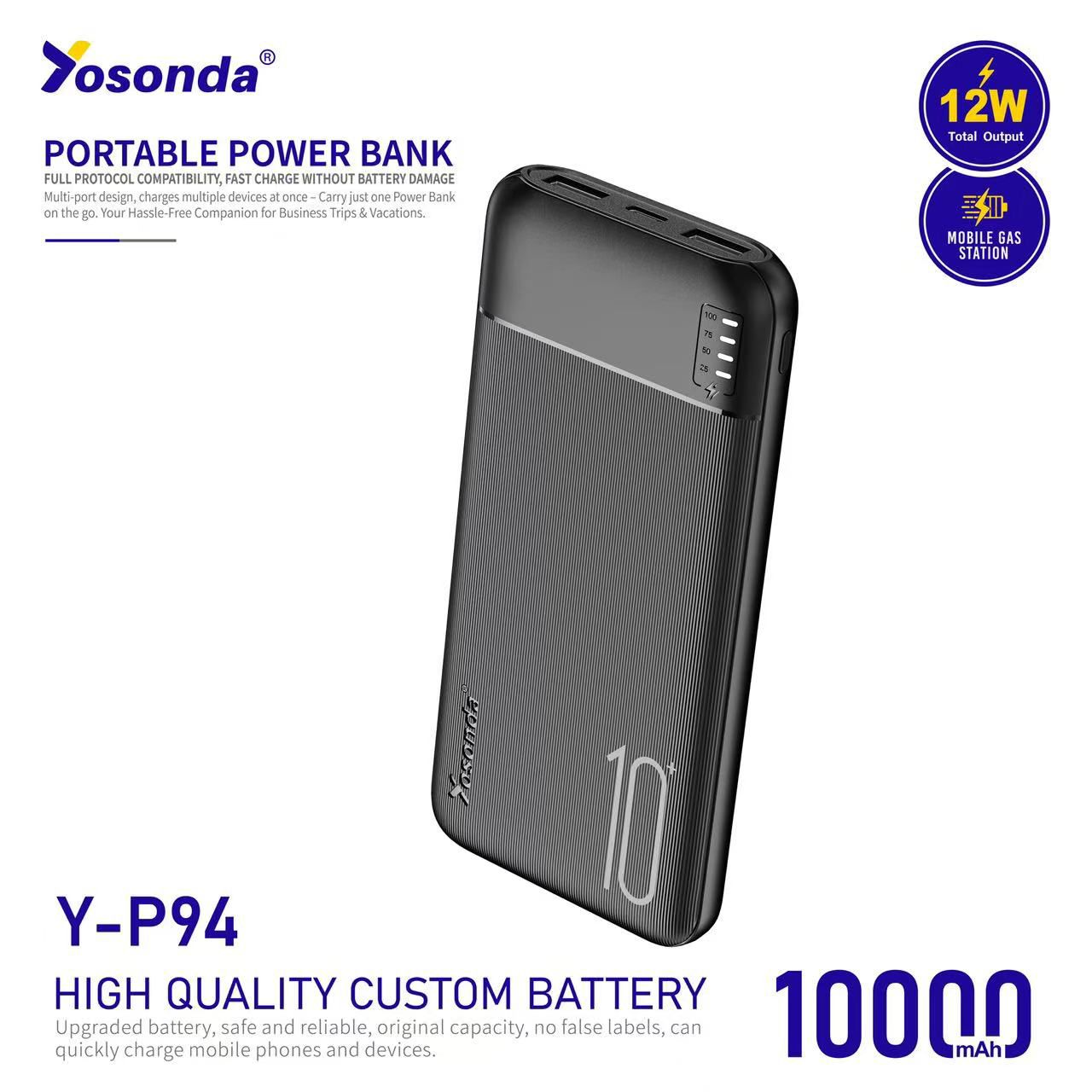 Yosonda Y-P94 10000mAh Portable Power Bank