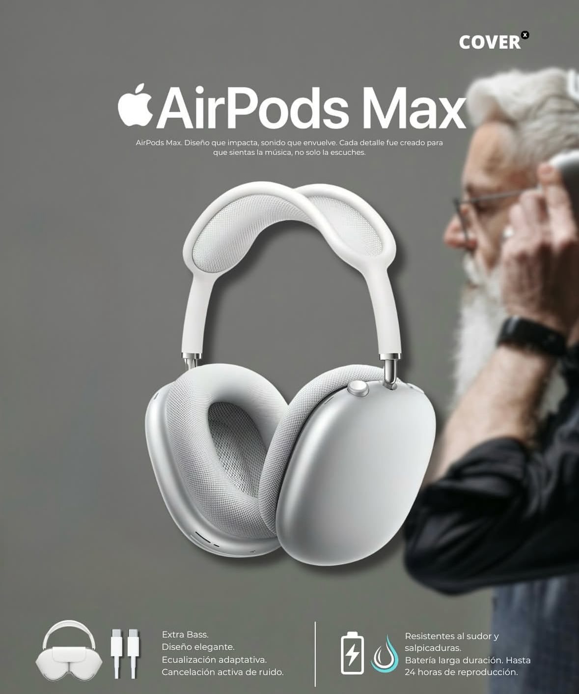 GrabTech AirPods Max Over-Ear Headphones