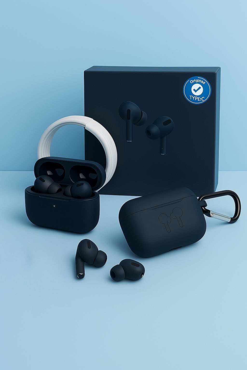 Redington ANC Wireless Bluetooth Earbuds with Charging Case (ANC Airpods Pro Clone)