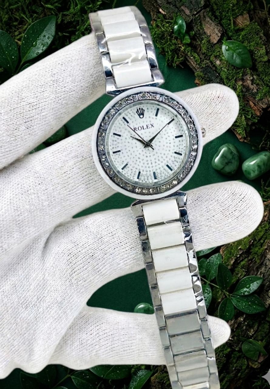 Fossil ES3675 Silver-Tone Stainless Steel Analog Watch