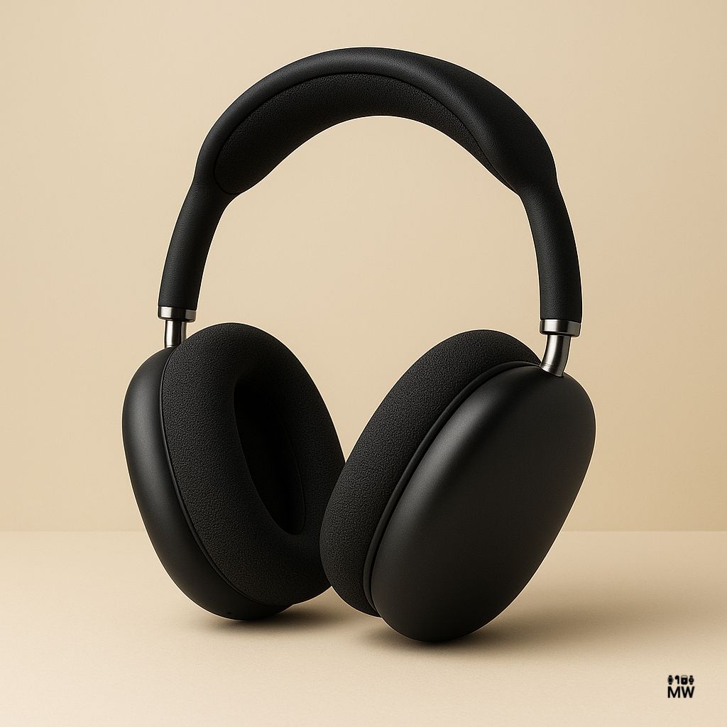 Wireless Over-Ear Bluetooth Headphones – Black Matte Finish
