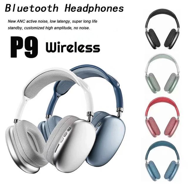 Wireless Over-Ear Bluetooth Headphones – Black Matte Finish
