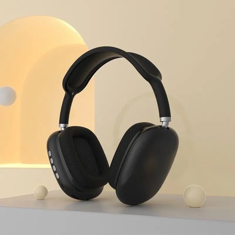 Wireless Over-Ear Bluetooth Headphones – Black Matte Finish