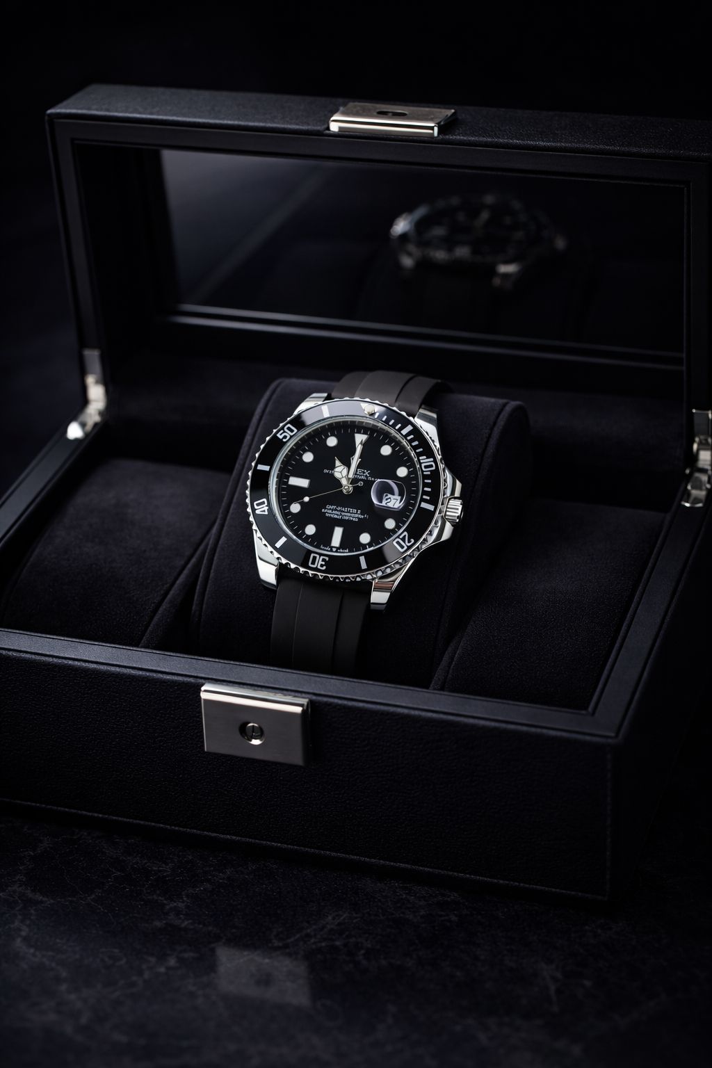 Rolex GMT‑Master II 116710BLNR (Black Dial, Black Rubber Strap)