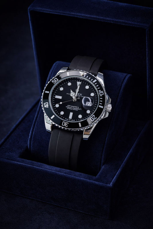 Rolex GMT‑Master II 116710BLNR (Black Dial, Black Rubber Strap)