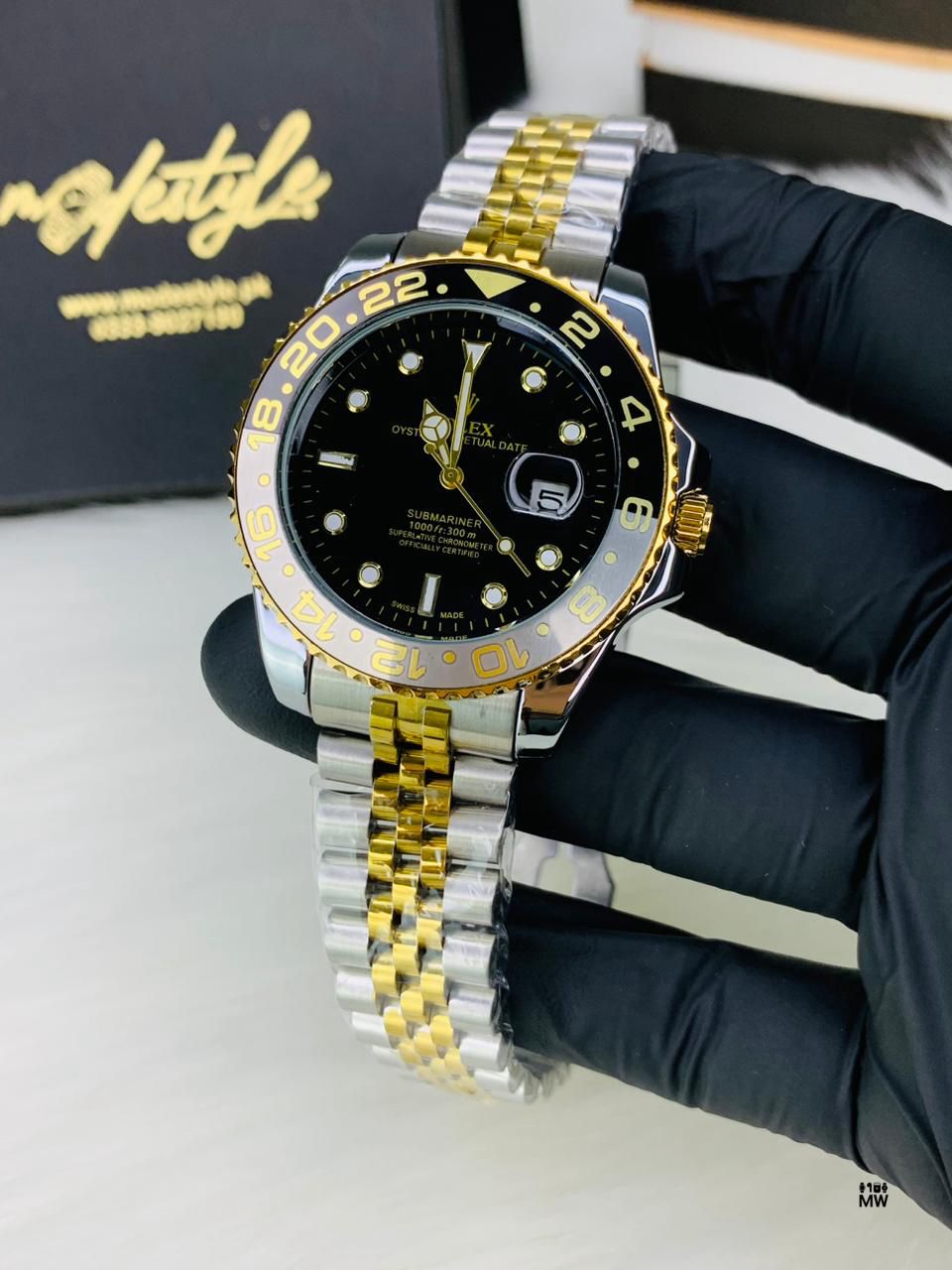 Rolex Datejust Two-Tone (Gold & Silver) Stainless Steel Watch